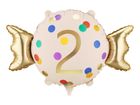 PartyDeco, balon foliowy, cukierek, 2, 61-37 cm