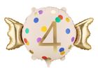 PartyDeco, balon foliowy, cukierek, 4, 61-37 cm