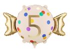 PartyDeco, balon foliowy, cukierek, 5, 61-37 cm