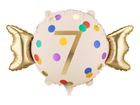 PartyDeco, balon foliowy, cukierek, 7, 61-37 cm
