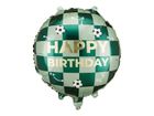 Partydeco, balon foliowy, Happy Birthday piłki, 35-35 cm