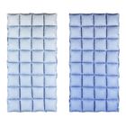 PartyDeco, balon foliowy, kurtyna, niebieskie ombre, 72-143 cm