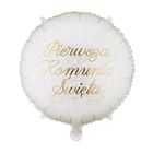 PartyDeco, balon foliowy, pastylka, Pierwsza Komunia Święta, 35-35 cm