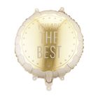 PartyDeco, balon foliowy, pastylka, You are the best, 35-35 cm