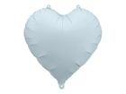 Partydeco, balon foliowy, Serce, mglisty, niebieski, 45 cm