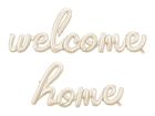 PartyDeco, balon foliowy, Welcome Home, cappuccino, 335-71 cm