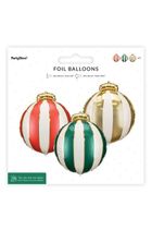 PartyDeco, balony foliowe, bombka, A3, 98350