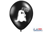 PartyDeco, balony lateksowe, duszek Halloween, czarny, 30 cm, 50 szt.