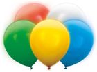 PartyDeco, balony LED, 30 cm, 5 szt.