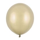 PartyDeco, balony strong, metallic cold gold, 43 cm, 25 szt.