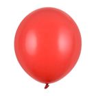 PartyDeco, balony strong, pastel, poppy red, 43 cm, 25 szt.