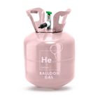 PartyDeco, butla z helem, jasnoróżowa, na 20 balonów