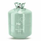 PartyDeco, butla z helem, na 90 balonów, zielona