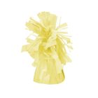 PartyDeco, ciężarki do balonów, foliowy, jasny żółty, 4 szt.