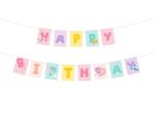 PartyDeco, Koci Domek Gabi, baner happy birthday, 180-15 cm