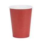 PartyDeco, kubeczki papierowe, ciemny czerwony, 250 ml, 6 szt.