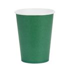 PartyDeco, kubeczki papierowe, ciemny zielony, 250 ml, 6 szt.