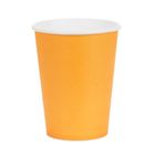 PartyDeco, kubeczki papierowe, jasny pomarańczowy, 250 ml, 6 szt.