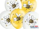 PartyDeco, Pszczółka, balony lateksowe, pastel mix, 30 cm, 6 szt.