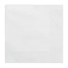 PartyDeco, serwetki papierowe, biały, 33-33 cm, 20 szt.