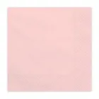PartyDeco, serwetki papierowe, jasny różowy, 33-33 cm, 20 szt.