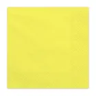 PartyDeco, serwetki papierowe, żółty, 33-33 cm, 20 szt.
