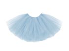 PartyDeco, spódniczka baletowa tutu, błękit, 60-30 cm