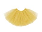 PartyDeco, spódniczka baletowa tutu, żółty, 60-30 cm