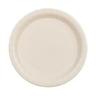 PartyDeco, talerzyki papierowe, beż, 23 cm, 6 szt.