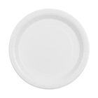 PartyDeco, talerzyki papierowe, biały, 23 cm, 6 szt.