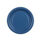 PartyDeco, talerzyki papierowe, granatowy, 18 cm, 6 szt.