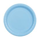 PartyDeco, talerzyki papierowe, jasny niebieski, 23 cm, 6 szt.