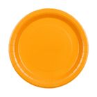 PartyDeco, talerzyki papierowe, jasny pomarańczowy, 23 cm, 6 szt.