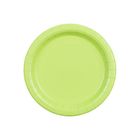 PartyDeco, talerzyki papierowe, jasny zielony, 18 cm, 6 szt.