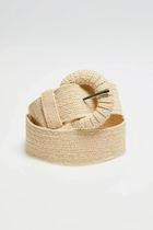 Pasek damski, beżowy, Moodo