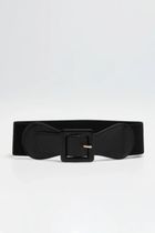 Pasek damski, czarny, Moodo