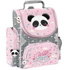 Paso, tornister szkolny, Panda Pink