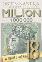 Passion Cards, karnet, Urodziny 18 Cyfry, Osiemnastka, Banknot