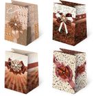 Paw, torebki ozdobne, kokardy, brązowe, 10 szt.