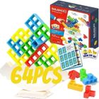 Pegaz Toys, tetris 3D, układanka logiczna, 64 elementy
