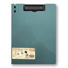 Penmate, deska z klipem i okładką A4, morandi niebiesko-szara