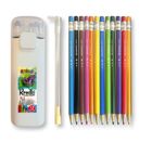Penmate, kredki + temperówka, 12 kolorów