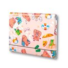 Penmate, teczka łamana na gumkę, A4, nierysująca, kapibara plaża