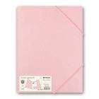 Penmate, teczka z gumką A4, różowa