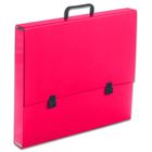 Penmate, teczka z rączką A3, 2 cm, róż malinowy, 1 szt.