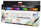 Pentel, Pointliner, cienkopisy, 24 kolorów, 0.4 Fib