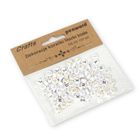 Penword, koraliki do dekoracji, literki białe, 7-7 mm