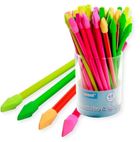 Penword, ołówek fluo z gumką, strzałką, 48 szt.
