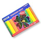 Penword, wydrapywanka tęczowa na spirali, A4, 20 arkuszy + 2 rylce