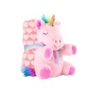 Perletti, Jednorożec Lily, maskotka z kocem, różowy